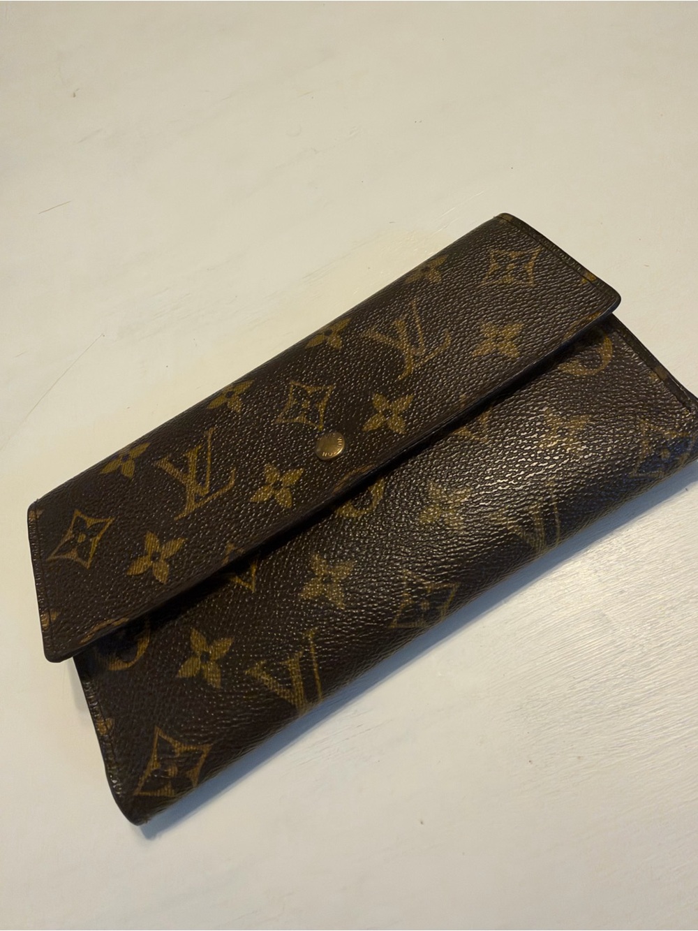 Authentic Louis Vuitton Monogram Continental Wallet - Brown